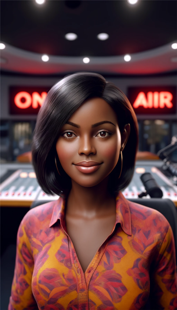 Broadcaster Grace Njéri